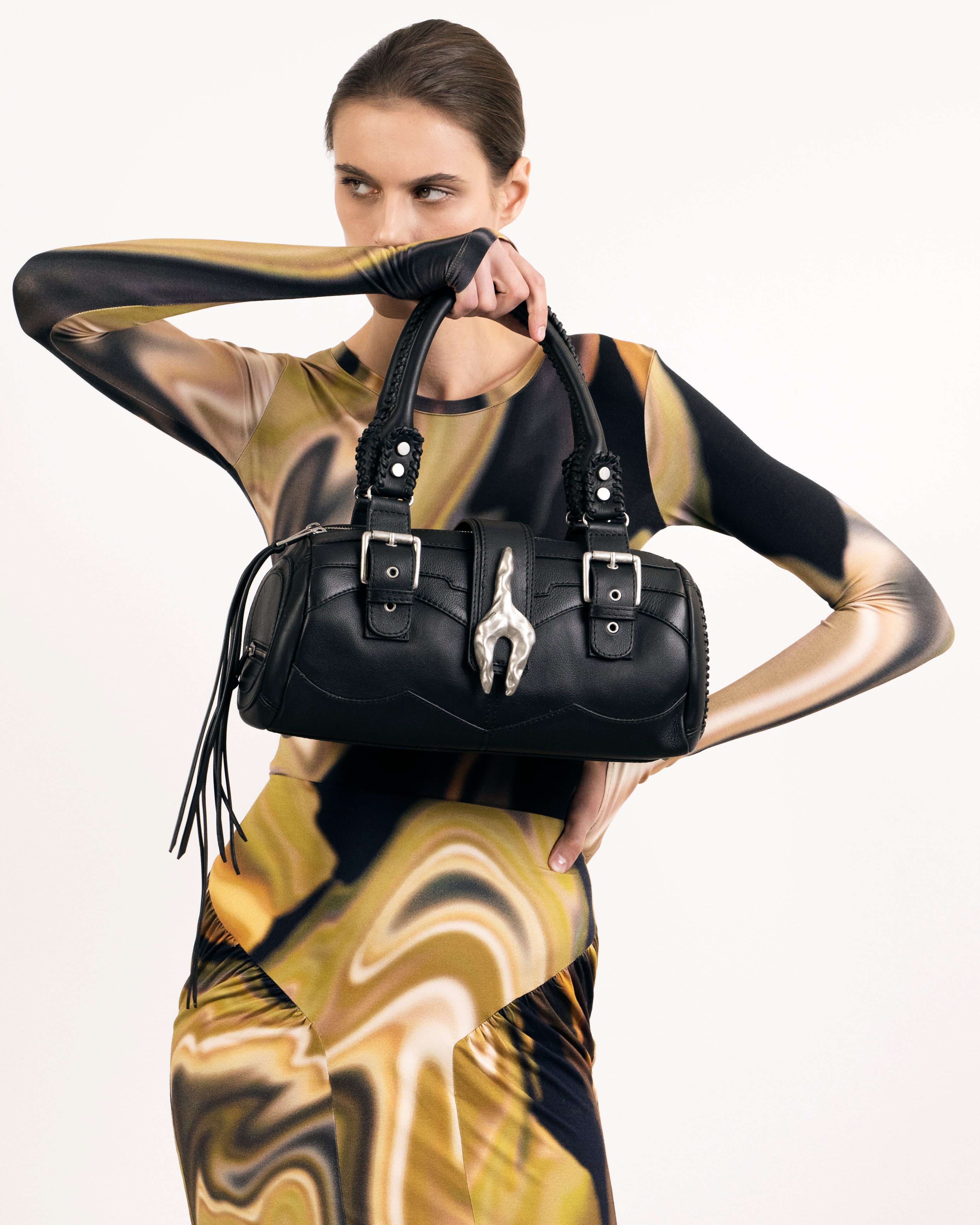 Black YASPIS handbag