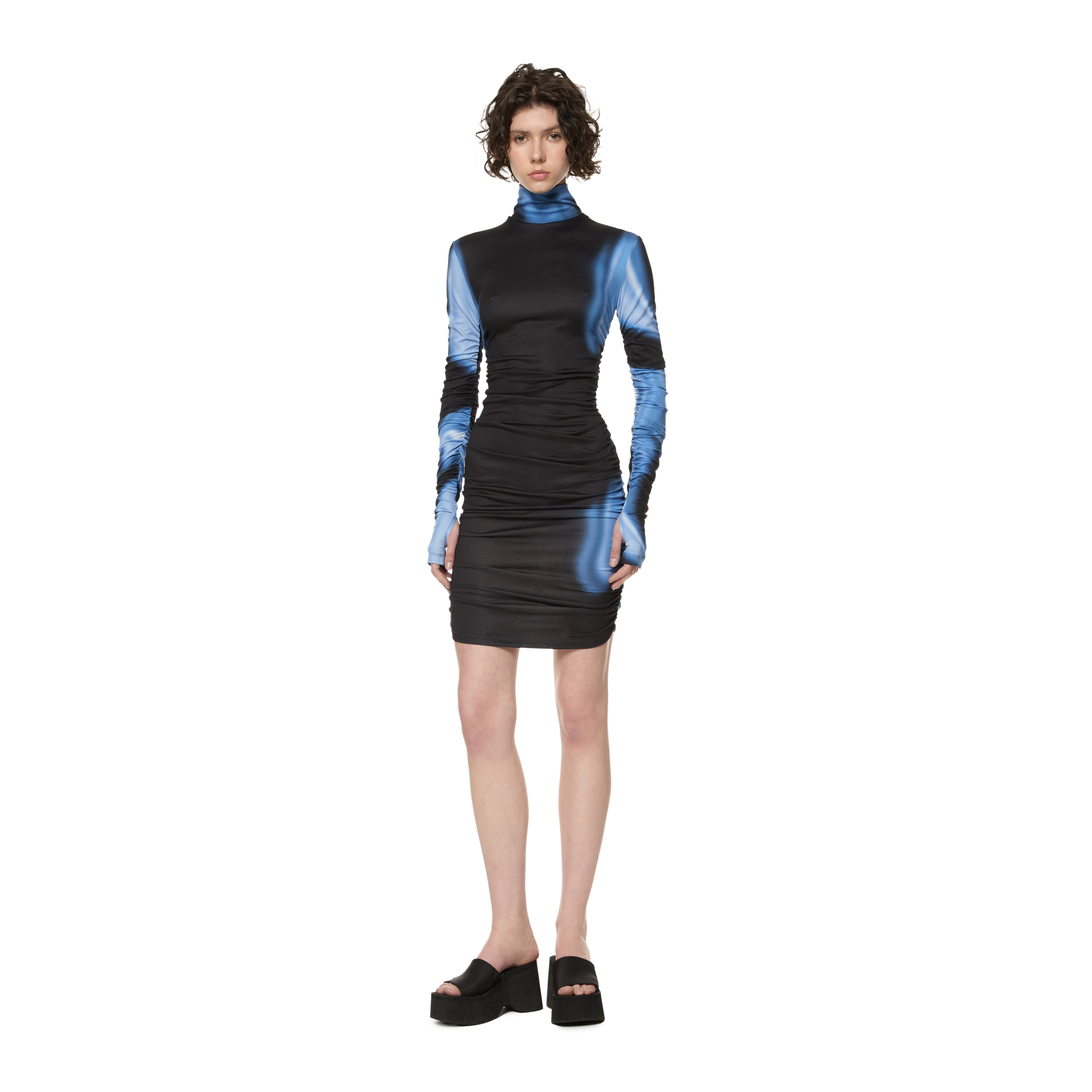 YASPISx108 Cerulean Midi Dress