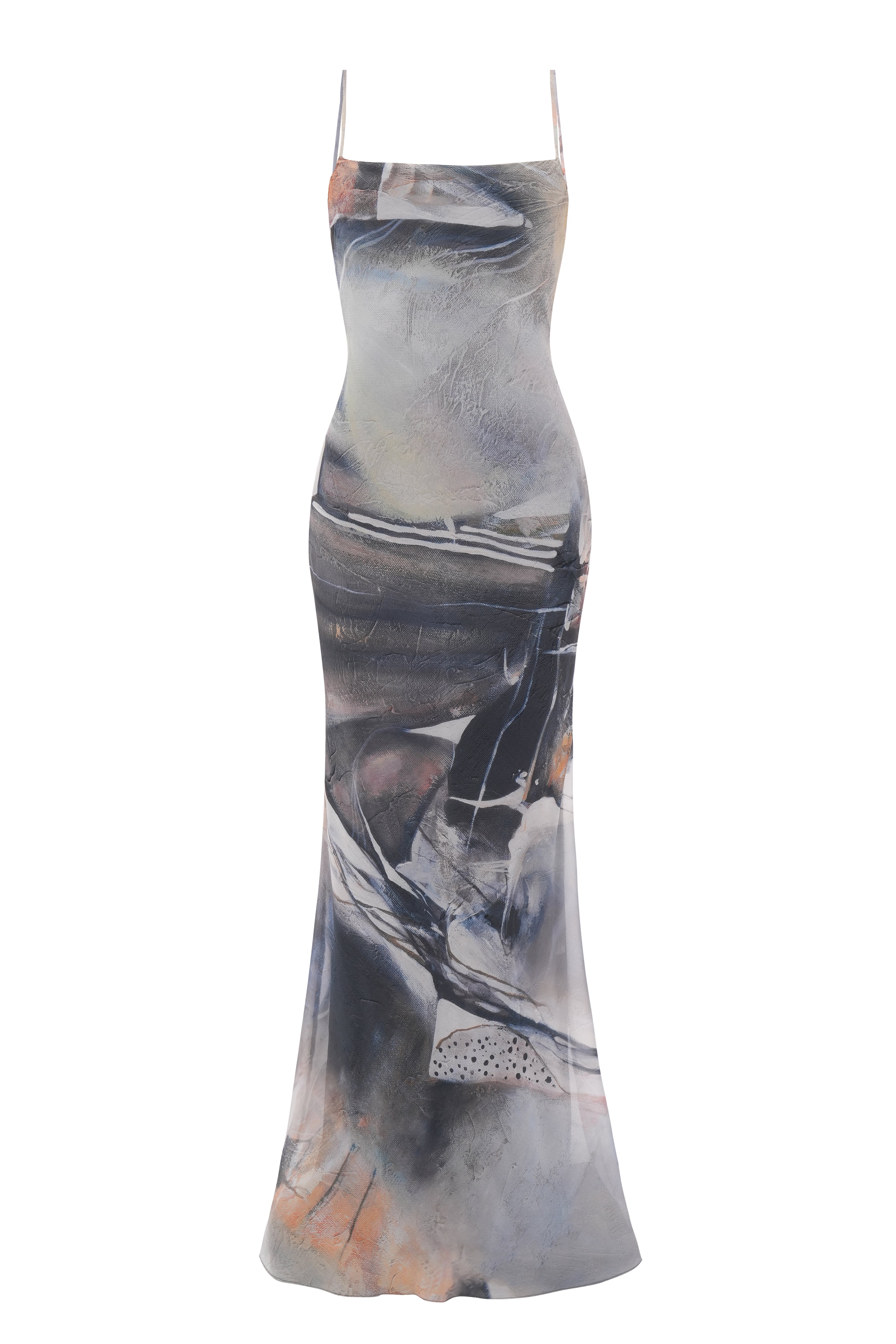 Printed Dress YASPIS x Nadiia Shepitchak