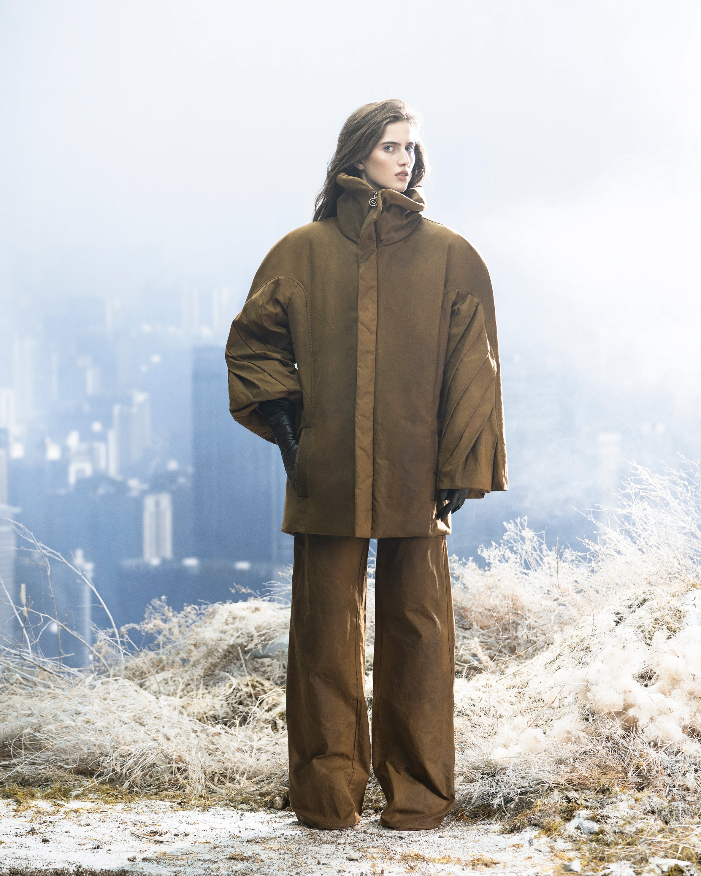 Waxed Cotton Coat