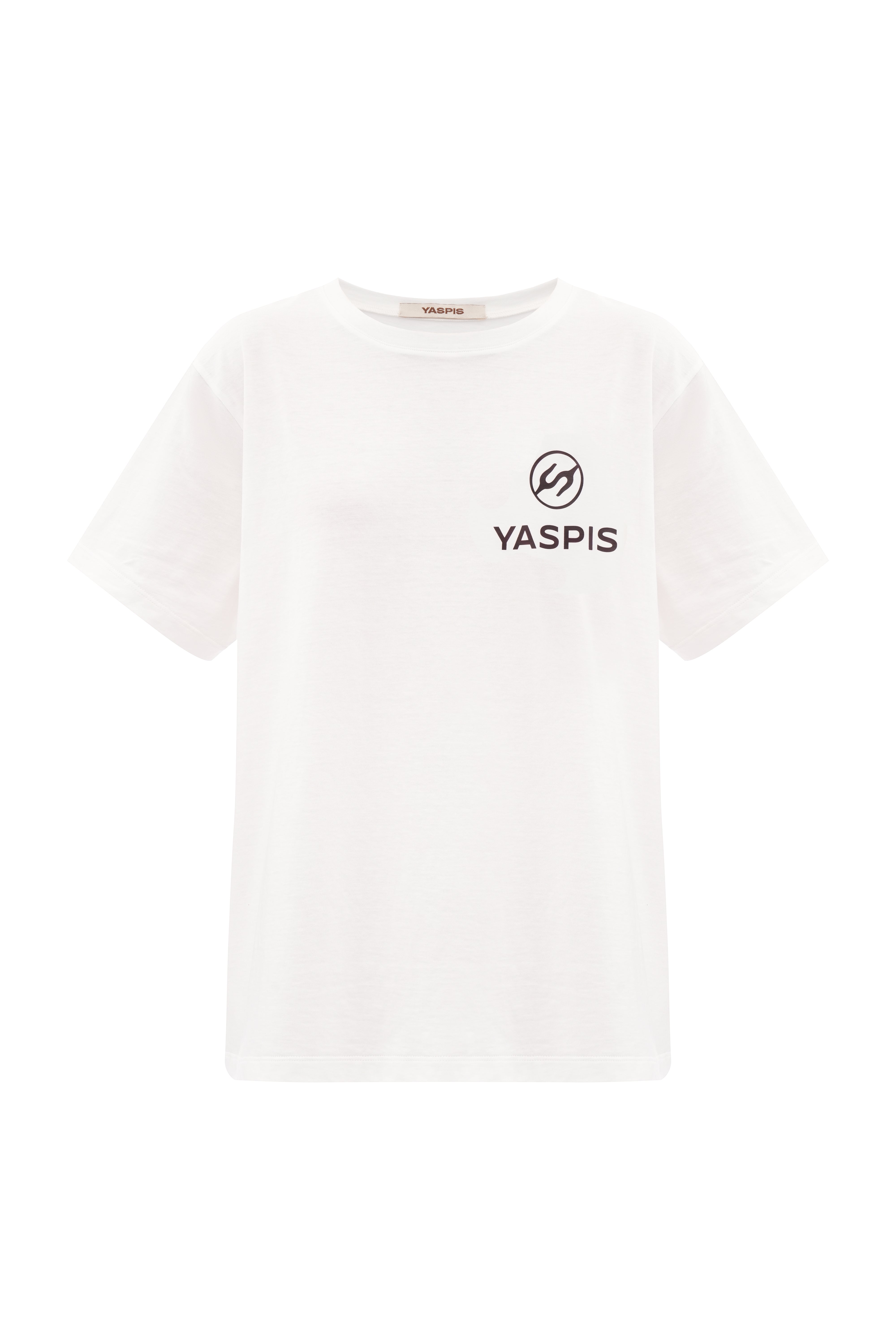 White Printed T-shirt