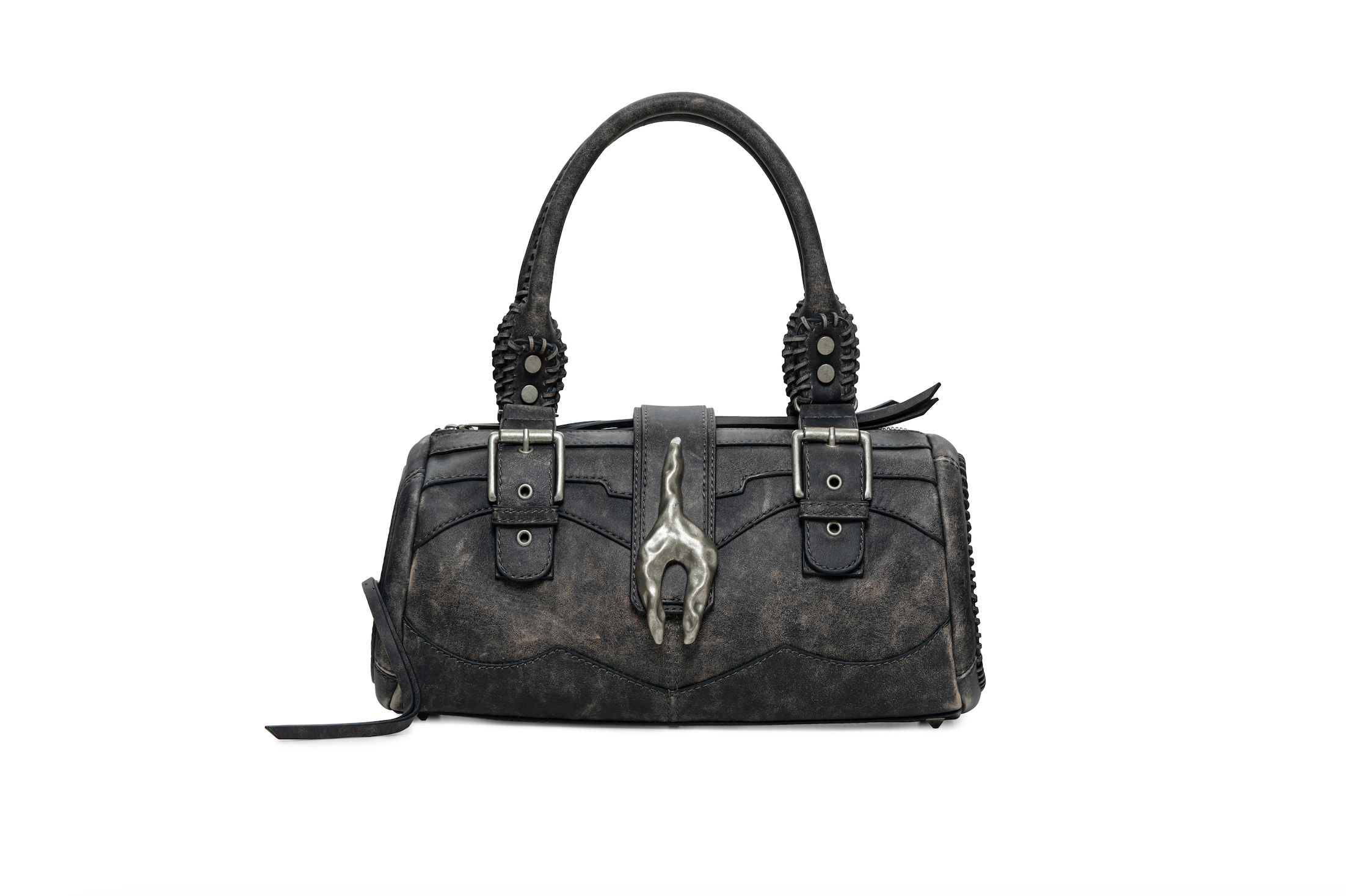 Dark grey YASPIS handbag