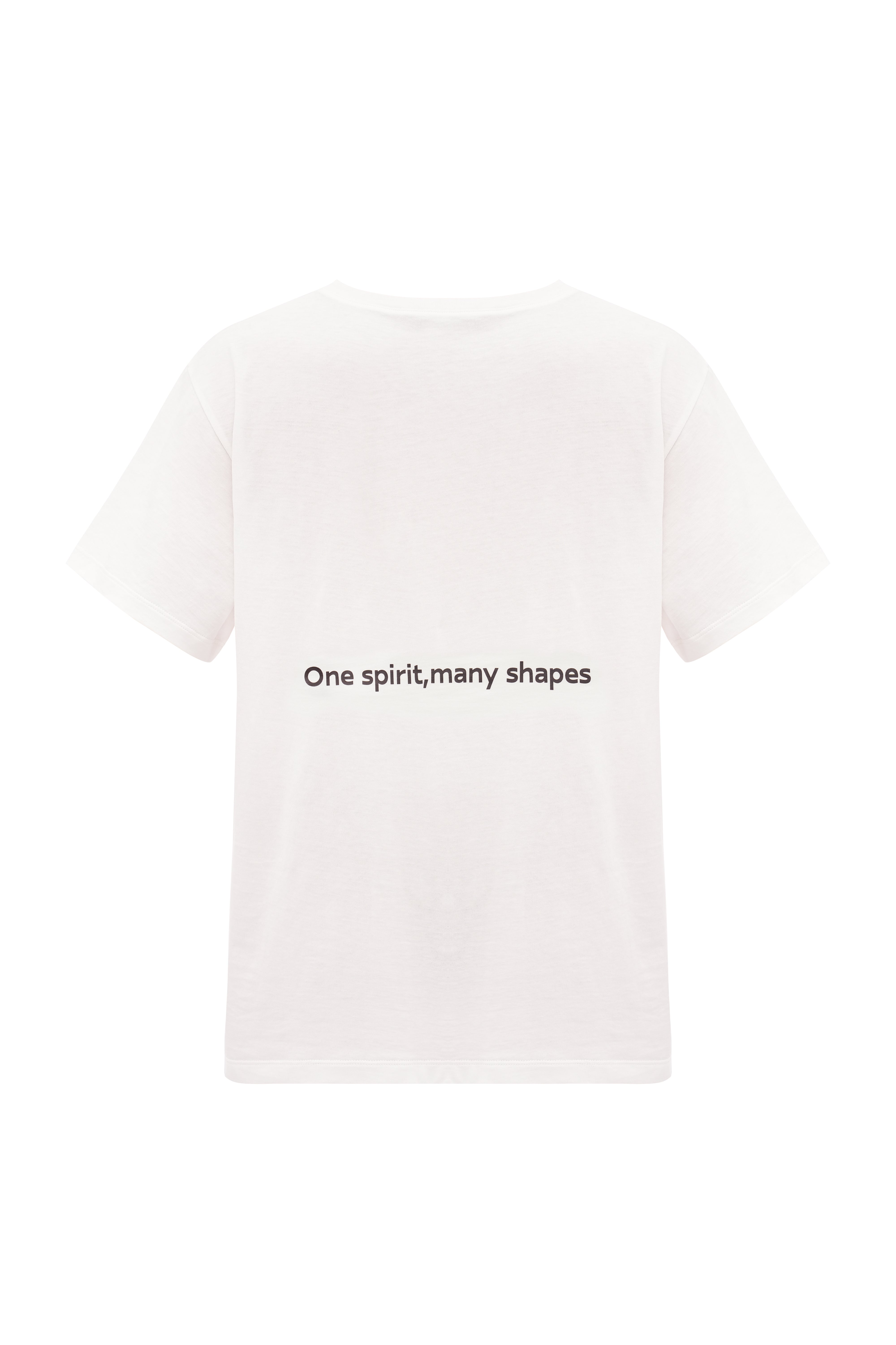 White Printed T-shirt