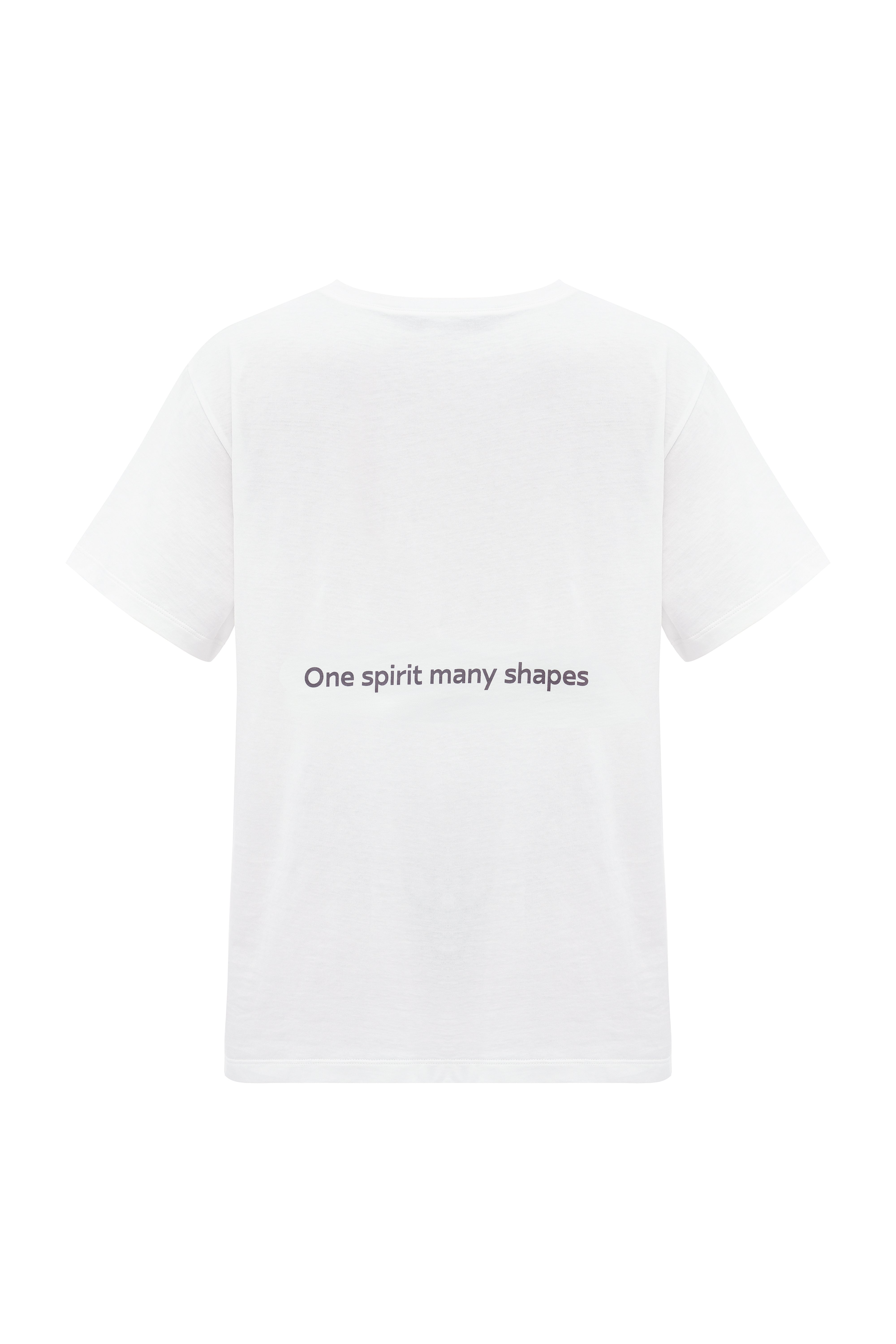 White Printed T-shirt