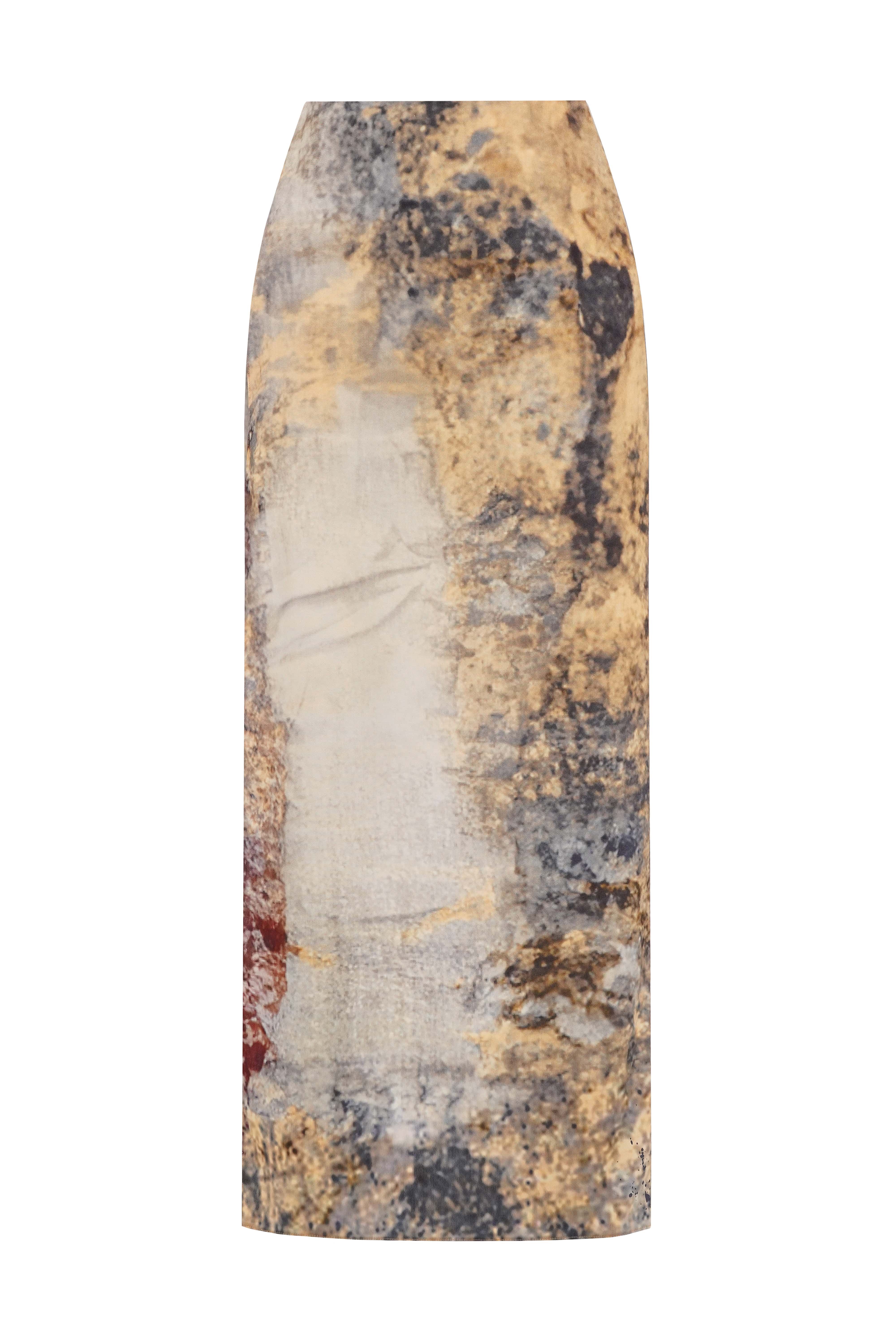 SS24 Robola low-rise overskirt wide leg trousers