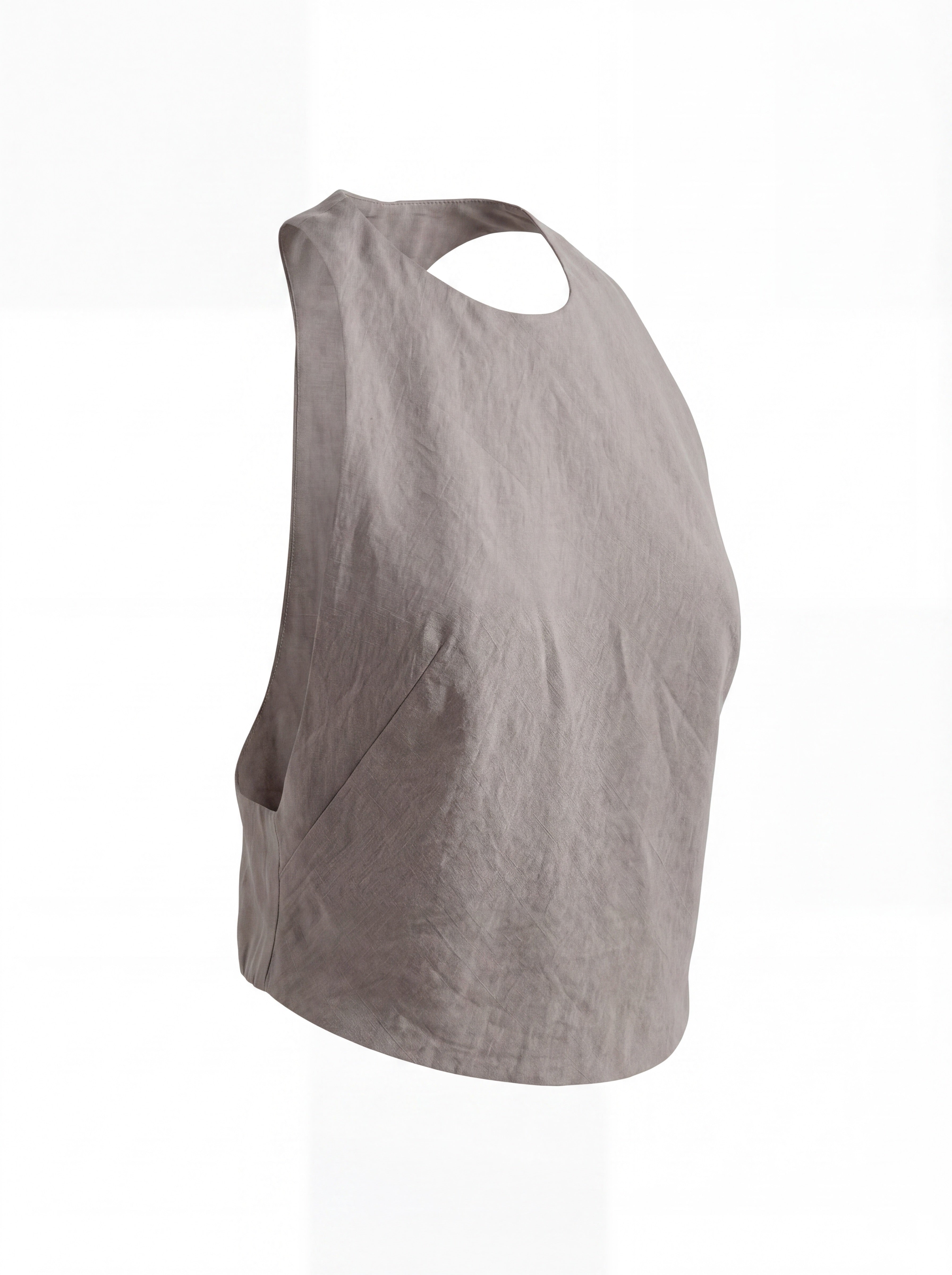 Silk Open-Back Top