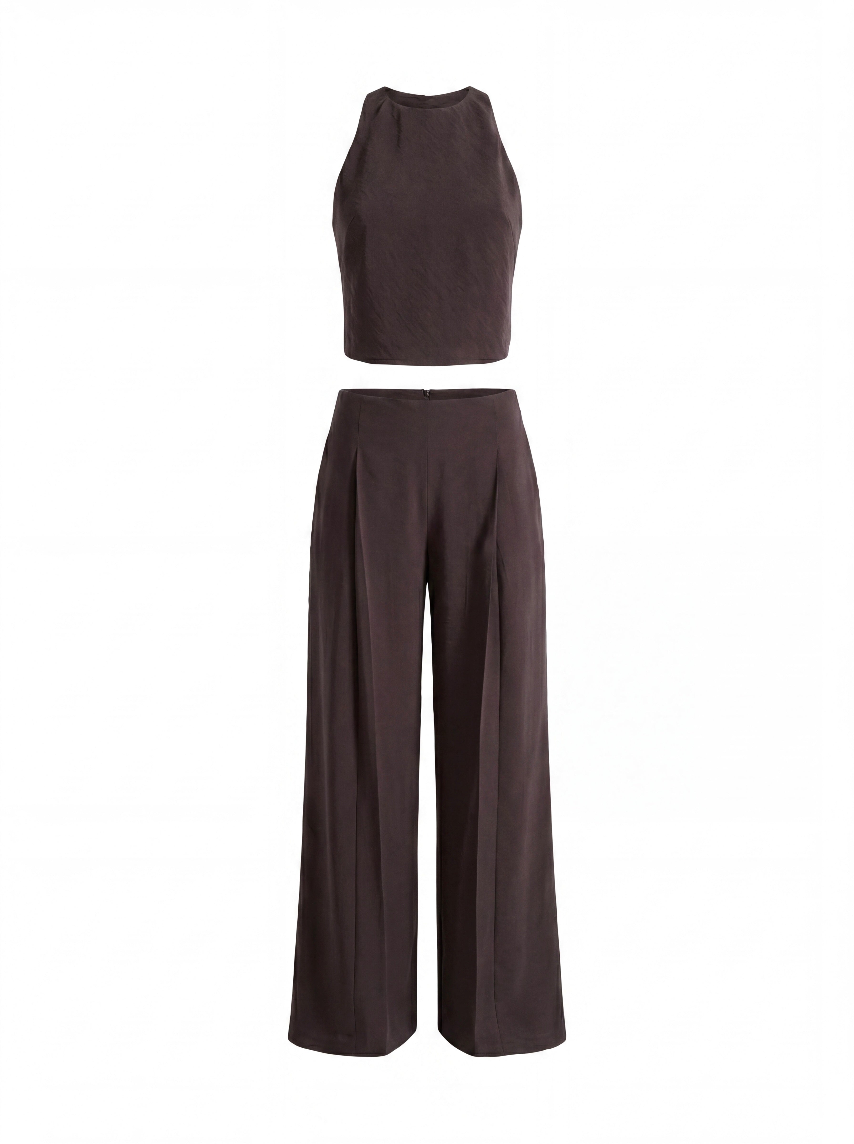 Silk Open-Back Top