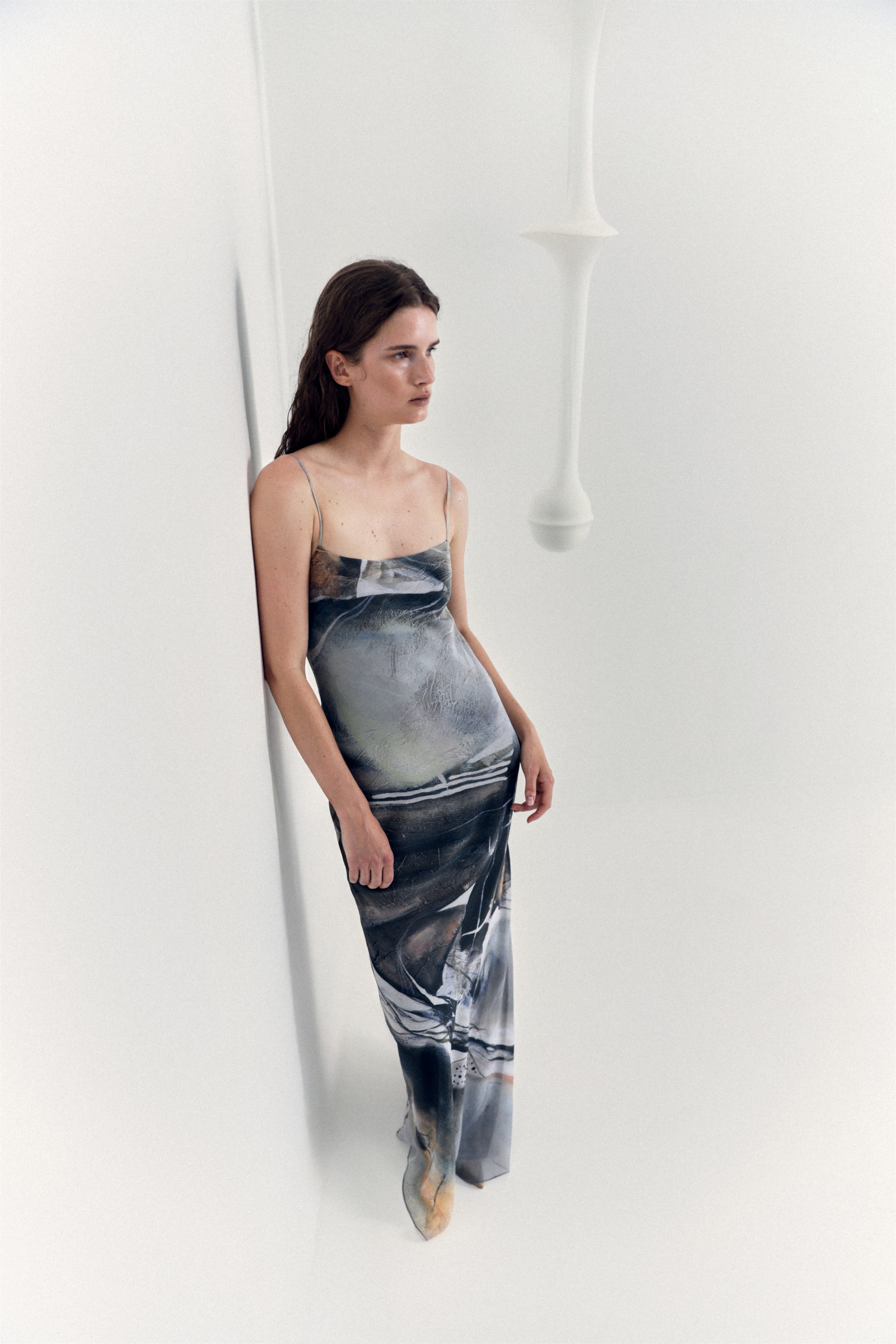 Printed Dress YASPIS x Nadiia Shepitchak