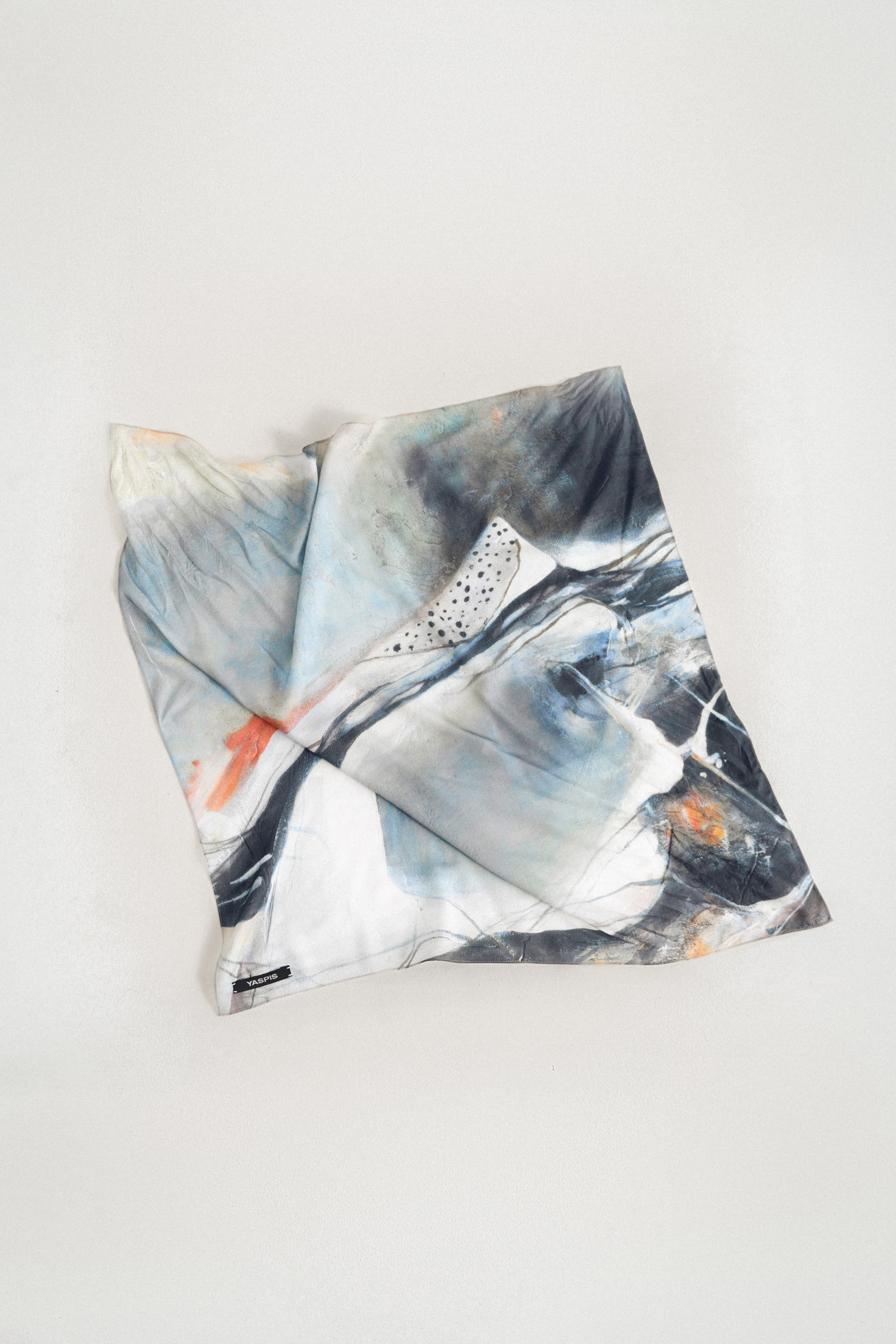 Printed scarf YASPIS x Nadiia Shepitchak