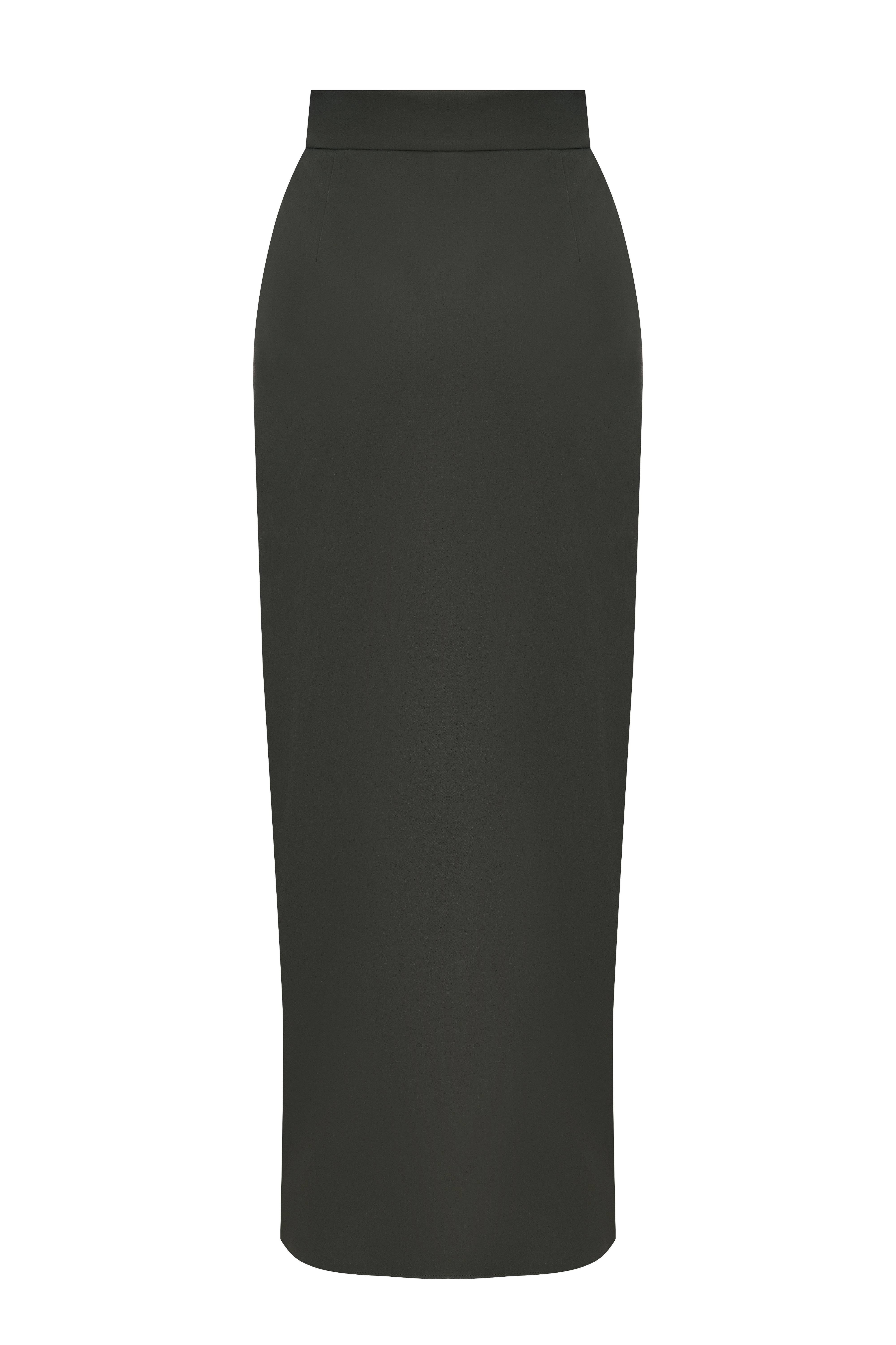 High-waist Wrap Maxi Skirt
