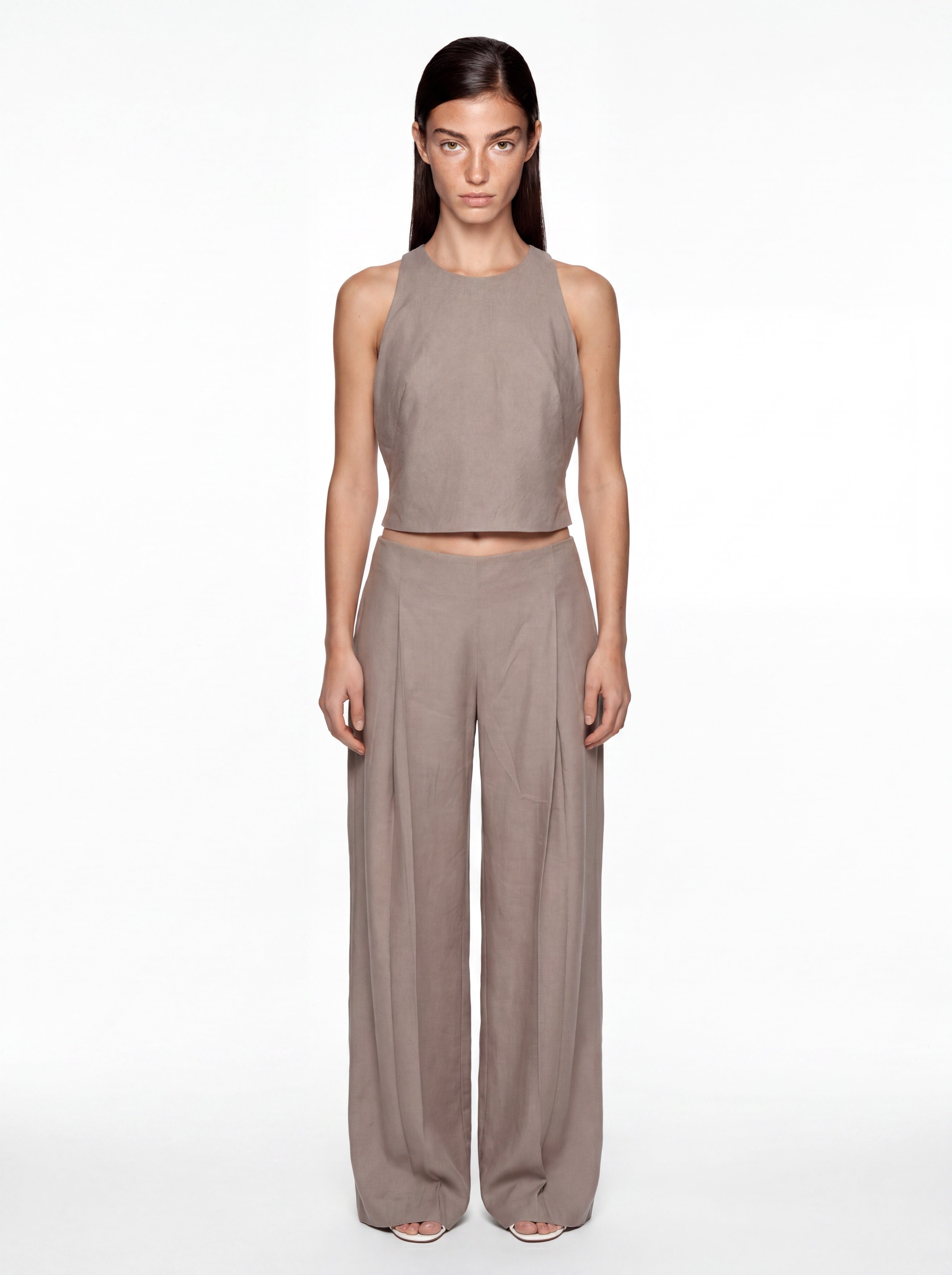 Silk Open-Back Top