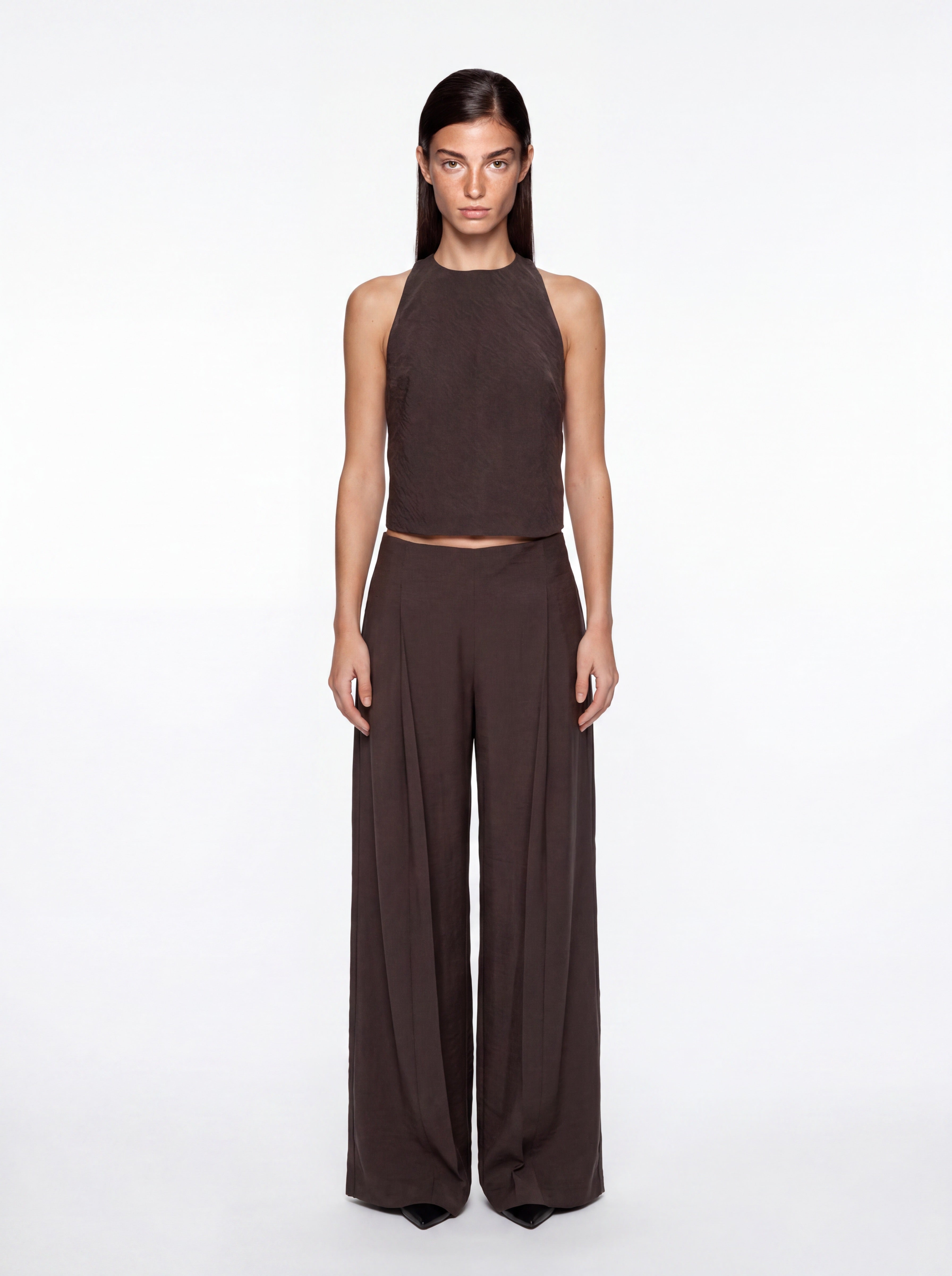 Silk Open-Back Top