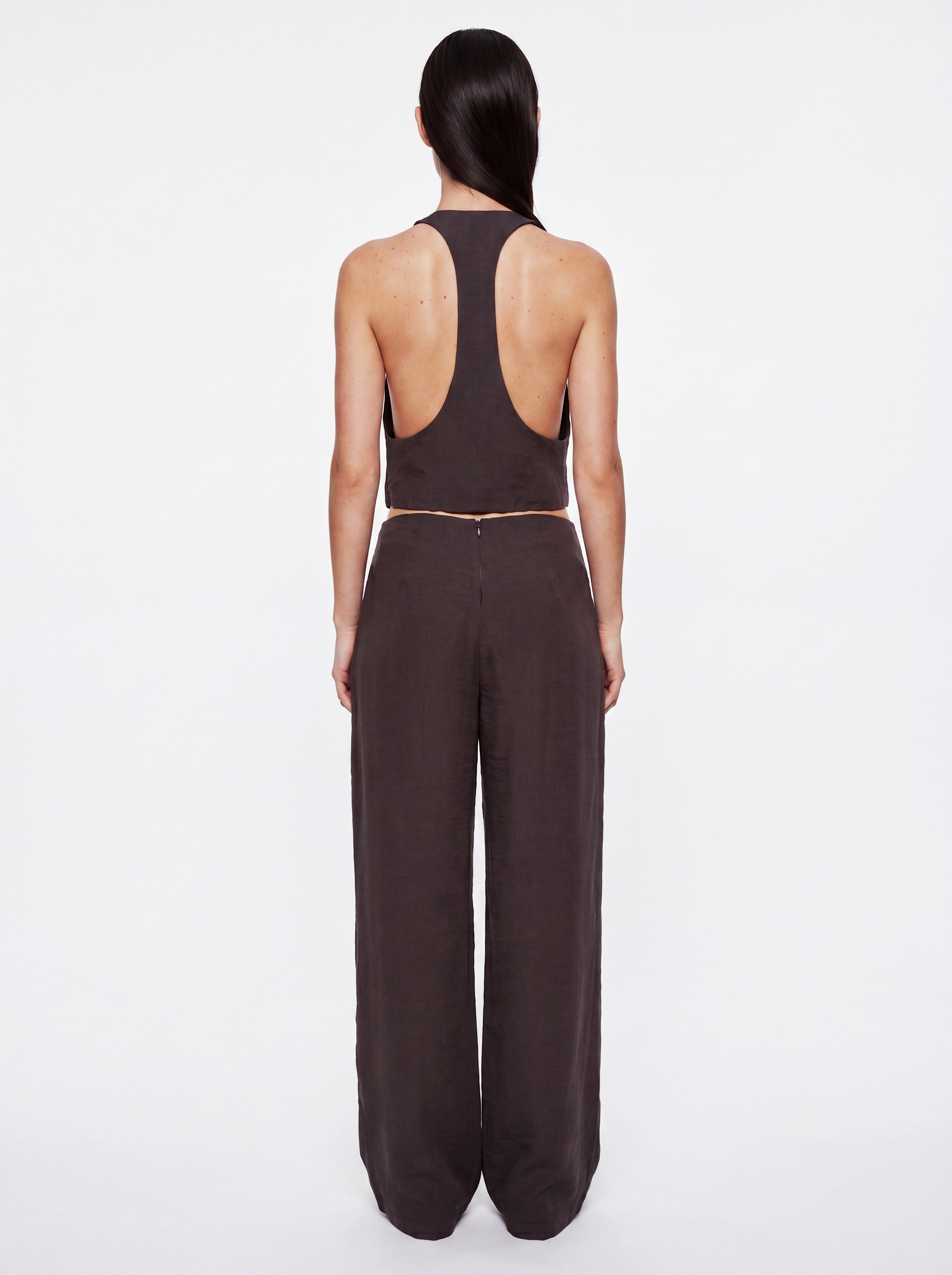 Silk Open-Back Top