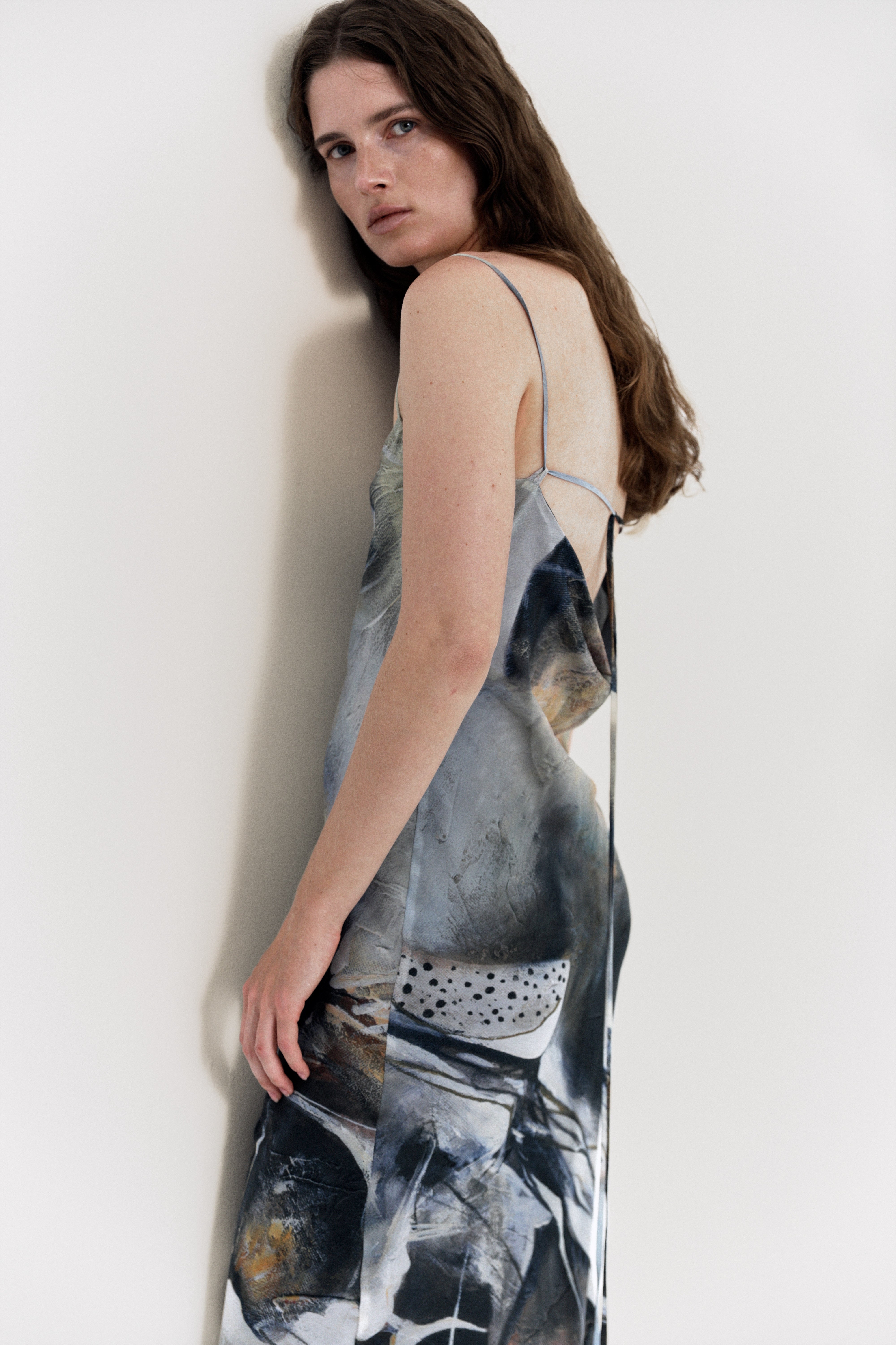 Printed Dress YASPIS x Nadiia Shepitchak