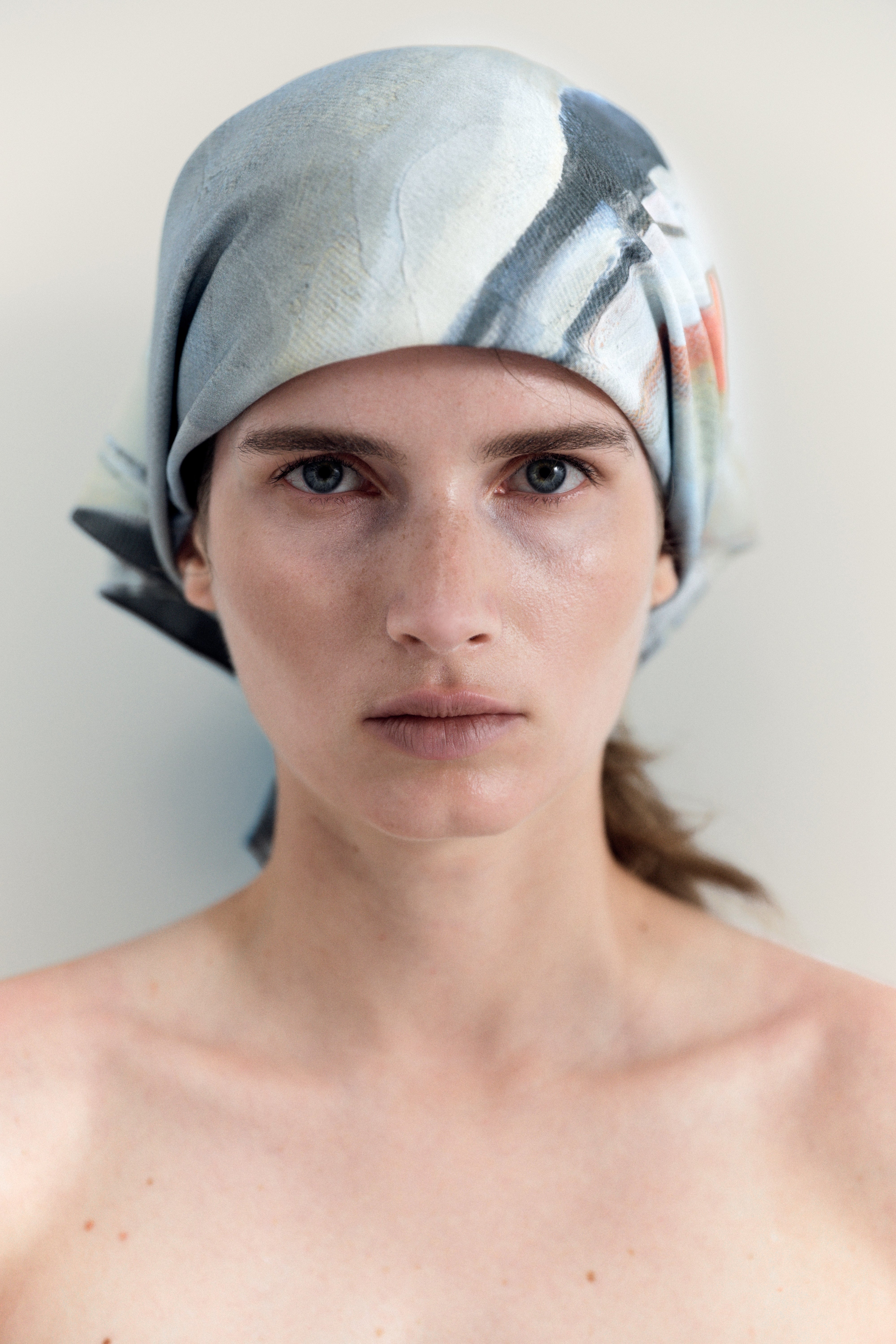 Printed scarf YASPIS x Nadiia Shepitchak